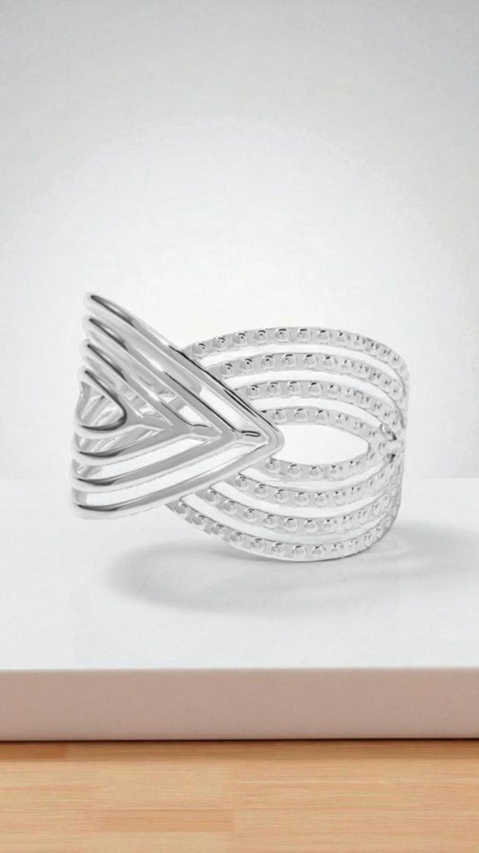 Bracelet acier inoxydable 304, plaqué argent