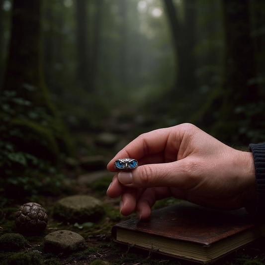 bague a tête de chouette