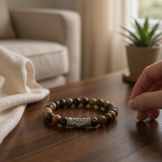 Bracelet perlé unisexe