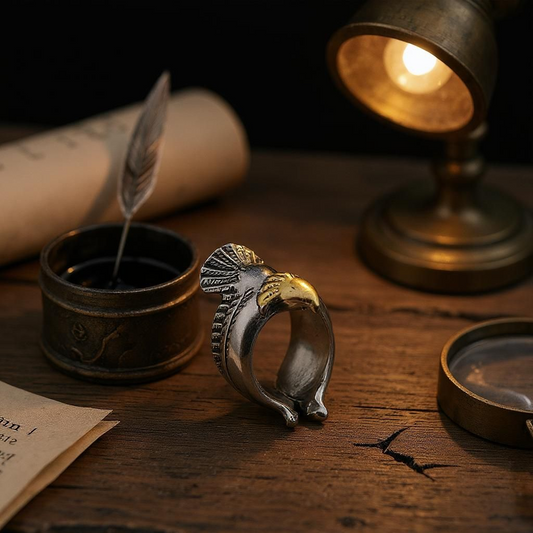 Bague aigle pour homme