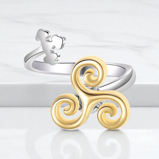 Bague toupie réglable