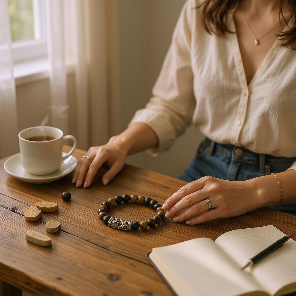 Bracelet perlé unisexe